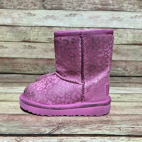 UGG Other - Ugg Short Classic Pink Leopard Boots